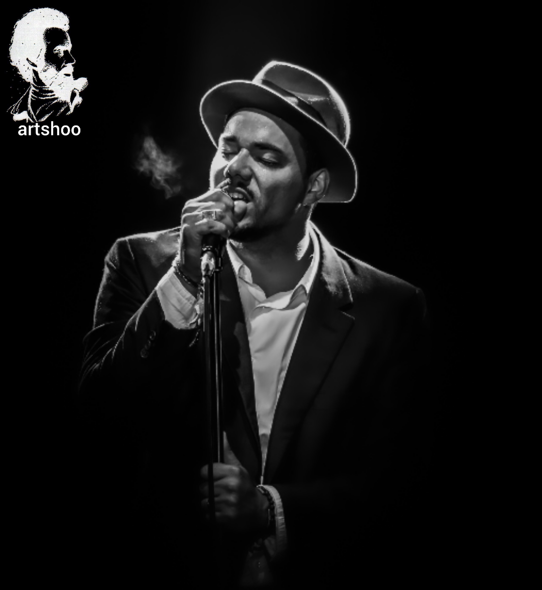 سیاه قلم مدل مداد سفید